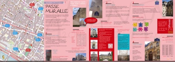 Dépliant Passe Muraille, Journées Nationales de l'Archéologie, Paris